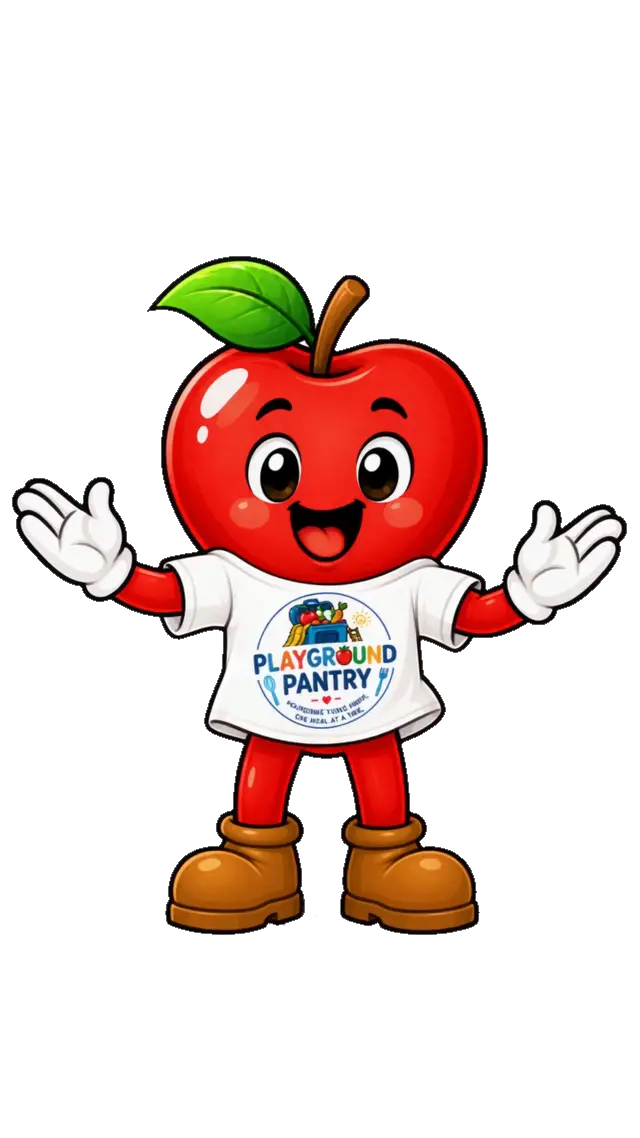 dancing apple mascot